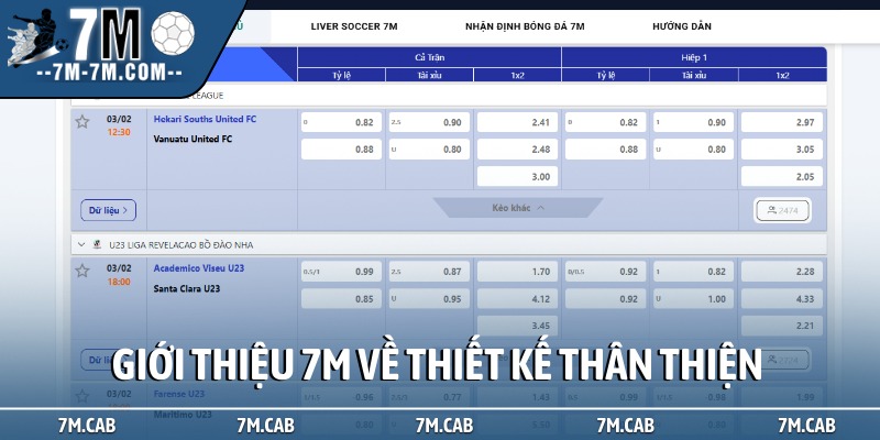 Giới thiệu 7M về thiết kế thân thiện